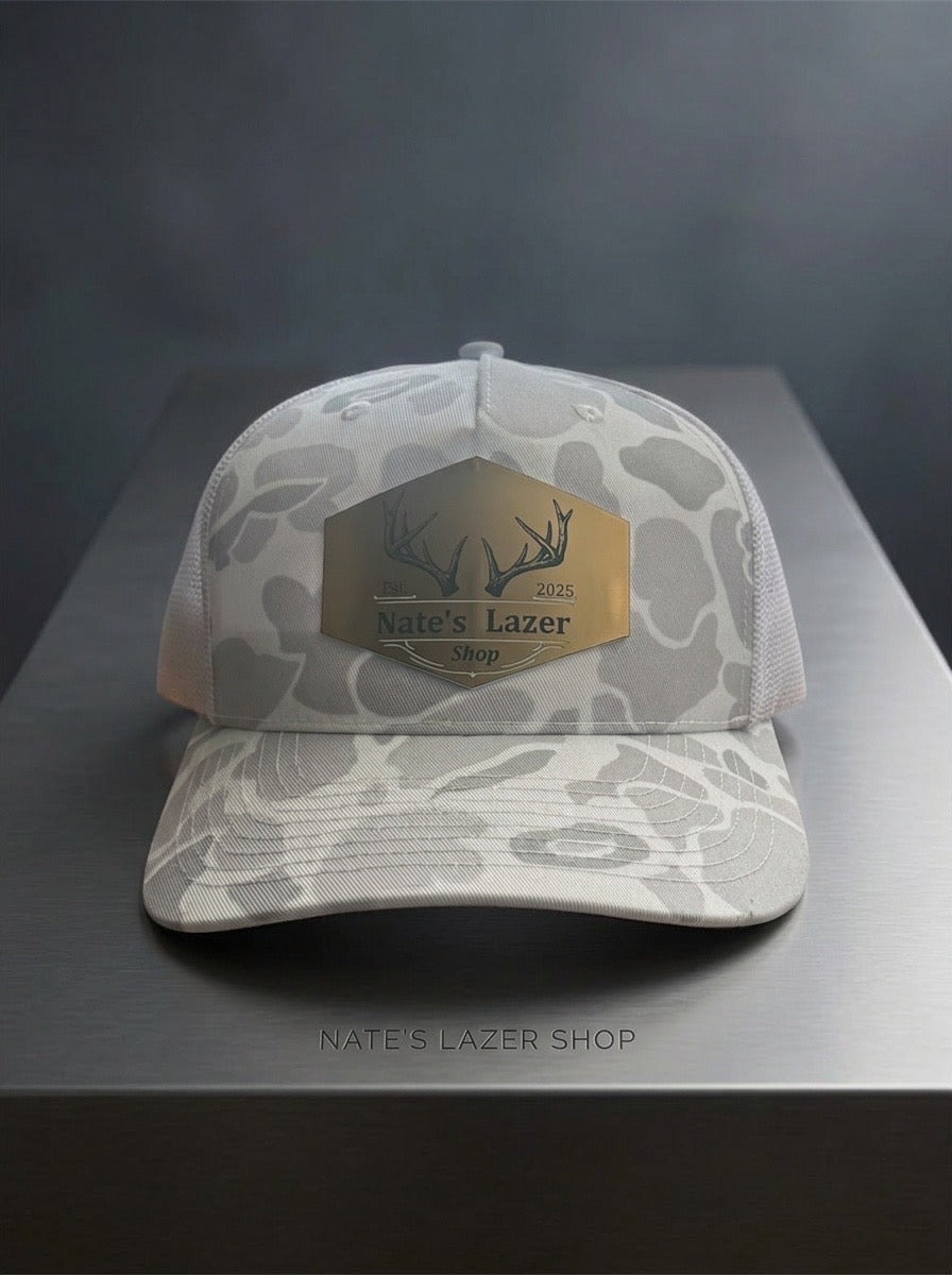 Acrylic patch pressed Hat