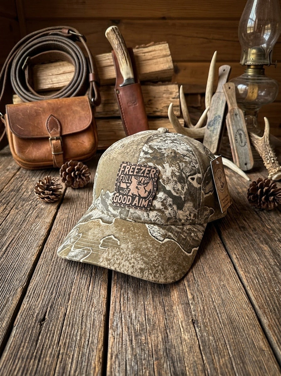 Leather Patched Hats