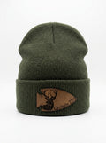 Beanies with Leather Patch
