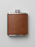 6oz Engraved Leather Flasks