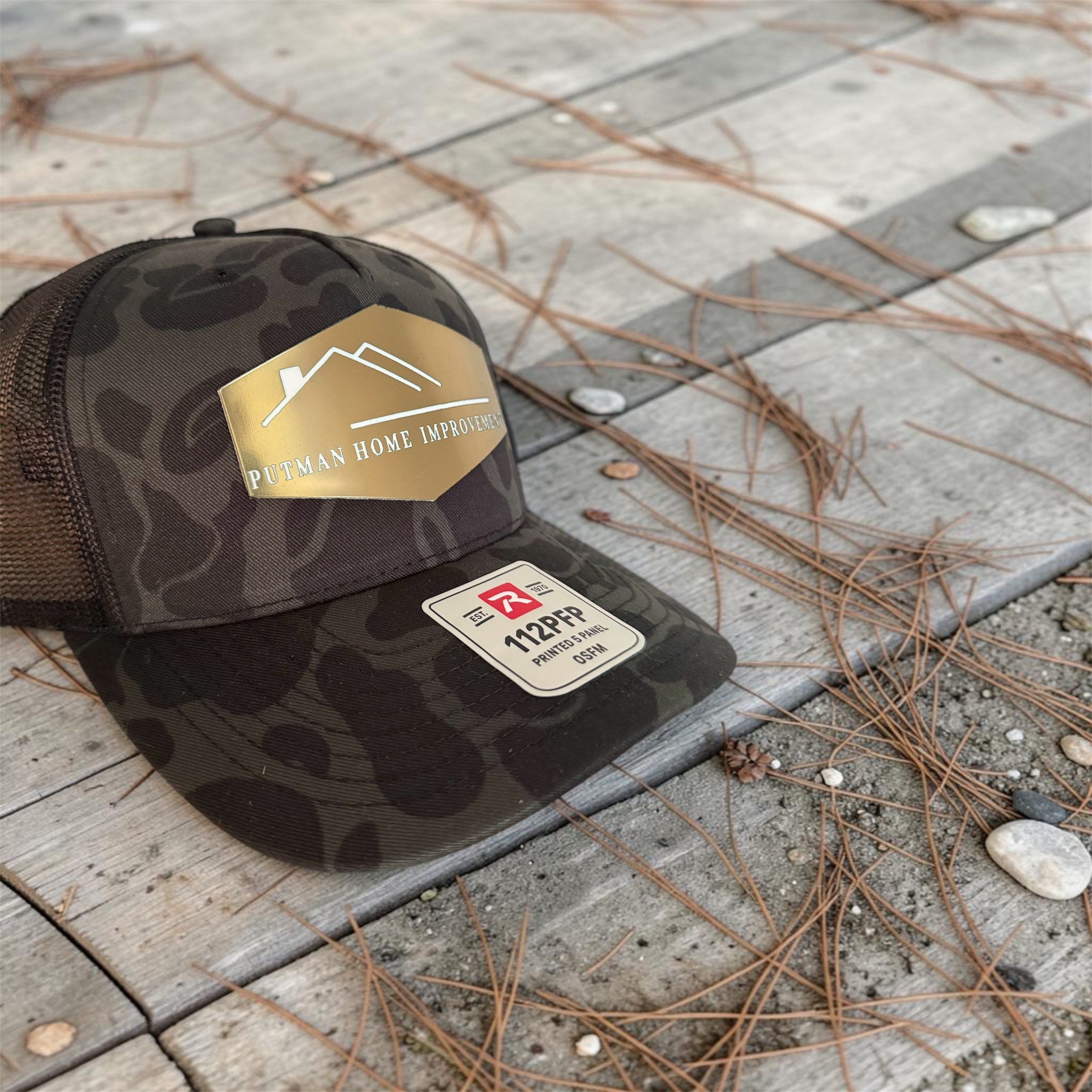 Acrylic patch pressed Hat